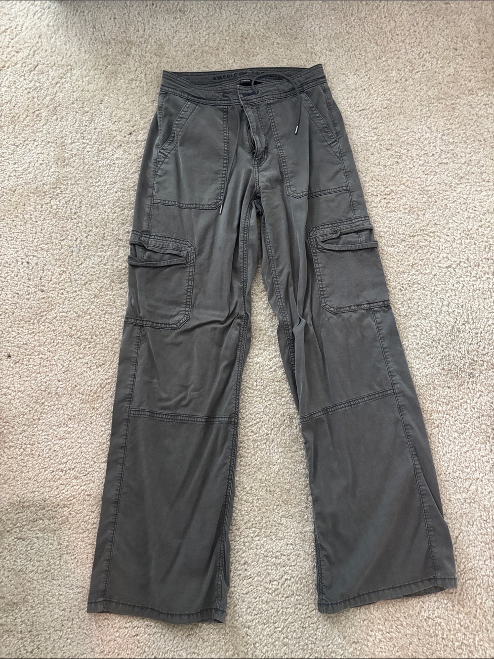 Women’s Cargo Pants in Dark Gray - Casual Utility Style